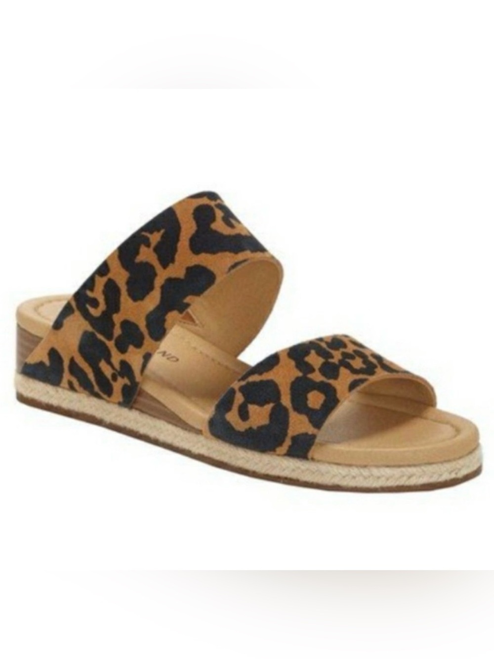 Lucky Brand Wyntor Leopard Print Wedge Sandals